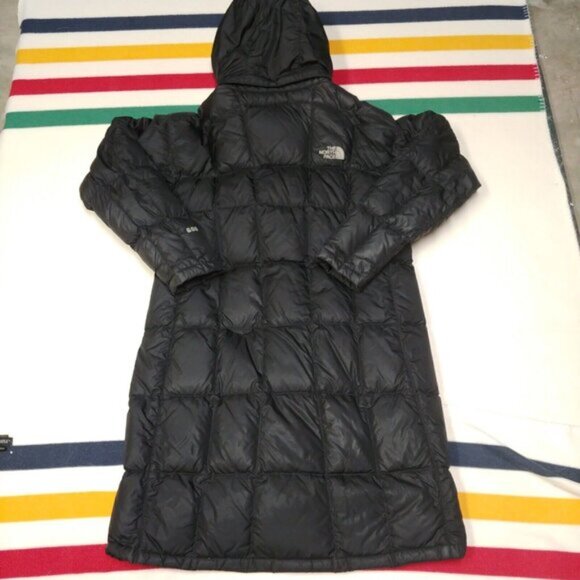 The‎ North Face Jacket Women's L 600 Down Coat Long Trench Puffer Hooded  *READ* - Picture 4 of 6